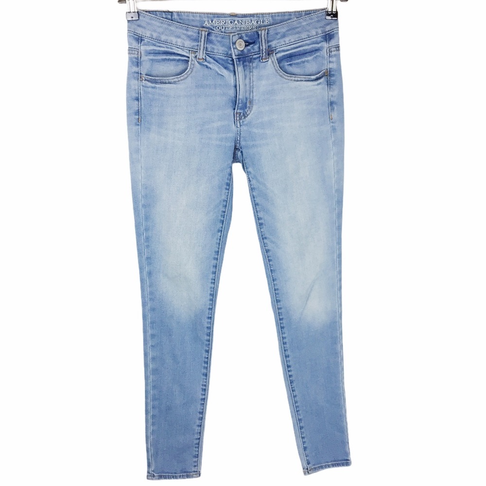 AEO Super Stretch Skinny Jegging Legging Jeans 4
